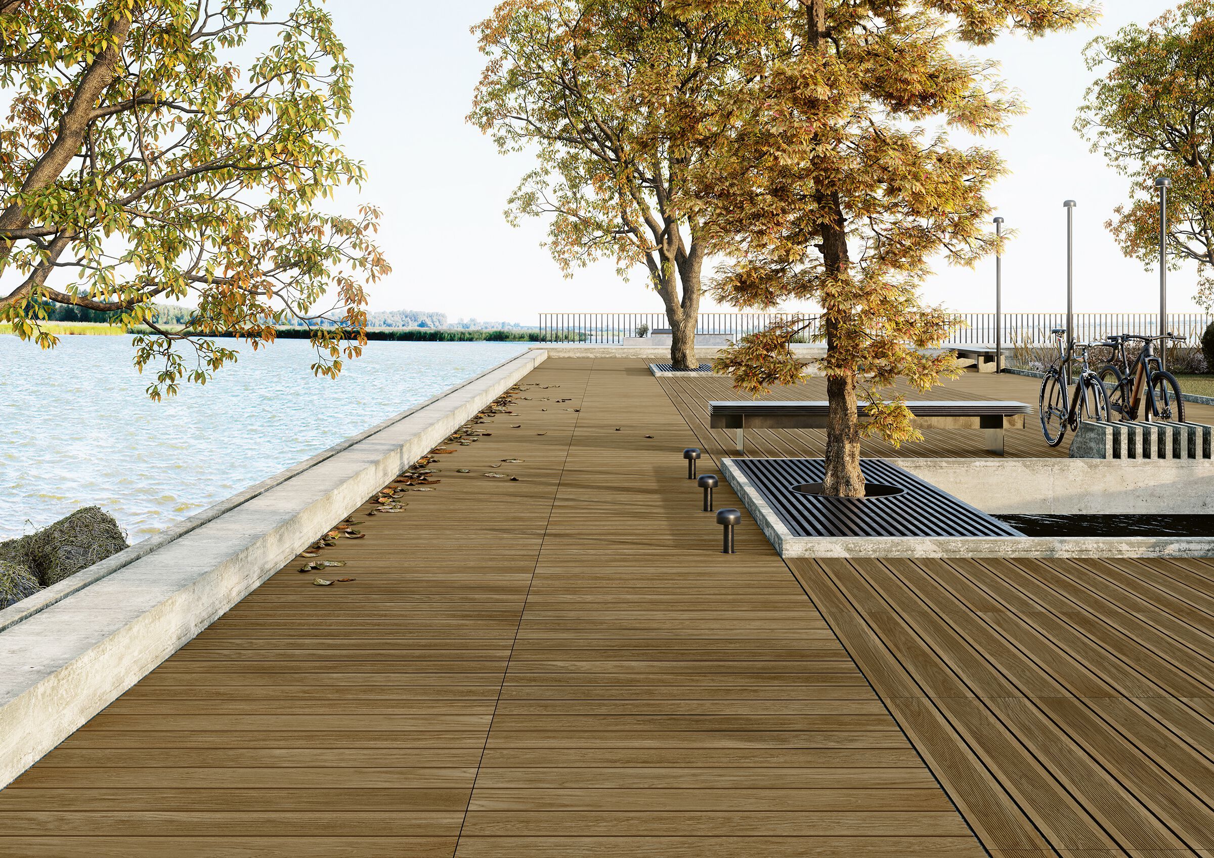 Пол / облицовка керамогранита под дерево Revigrés ARCH-00120912 - Вид №4