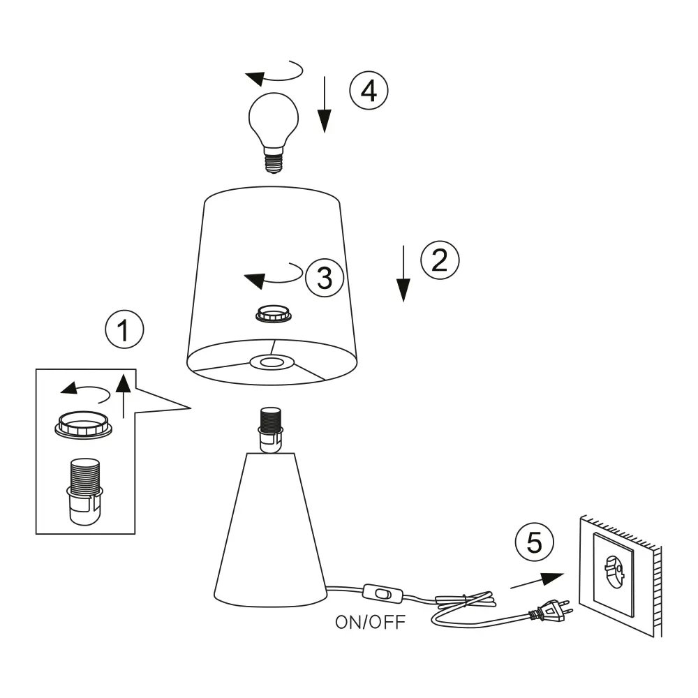 Настольная лампа Rivoli Edith 7069-501 цвет желтый STLM-2072614 - Вид №12