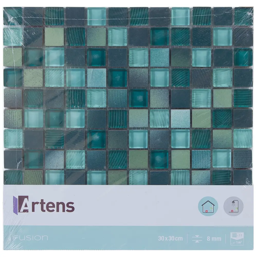 Мозаика Artens Fsn 30х30 см, стекло, цвет серый STLM-2025723 - Вид №5