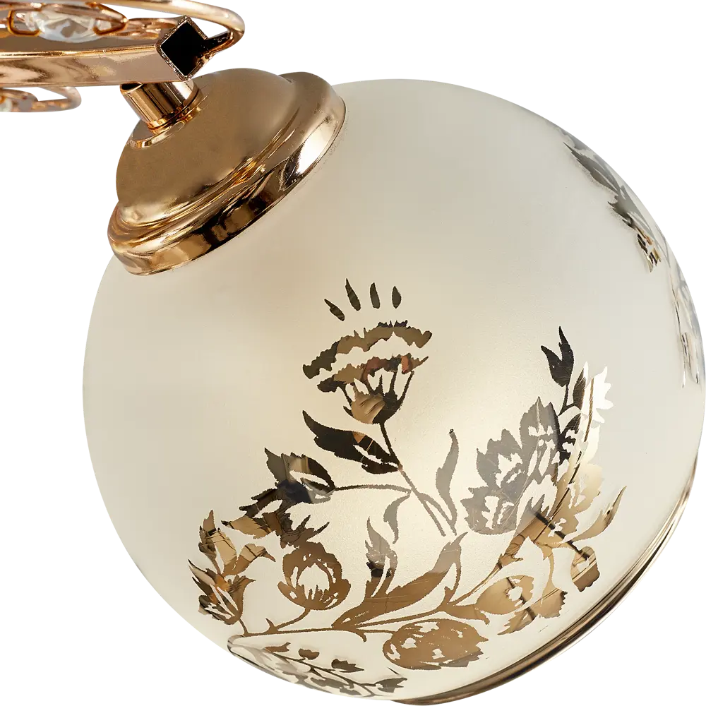 Люстра подвесная «Руно» КС30065/3P, 3 лампы, 9 м², цвет золотой КЛЮЧНИК STLM-2003955 - Вид №4