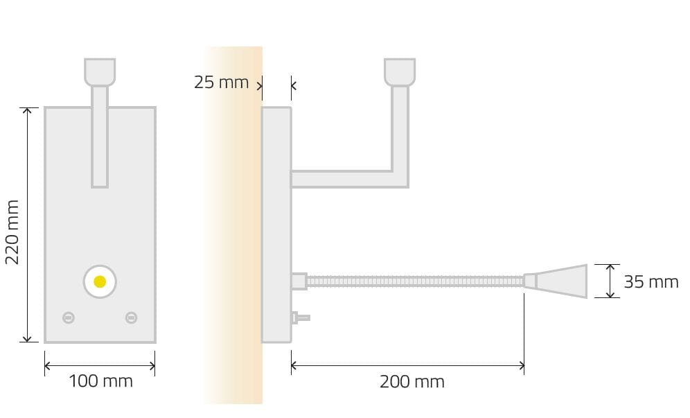 Светодиодный настенный светильник с гибкой рукояткой TEKNI-LED Pro 2 Watt ARCH-00096913 - Вид №9