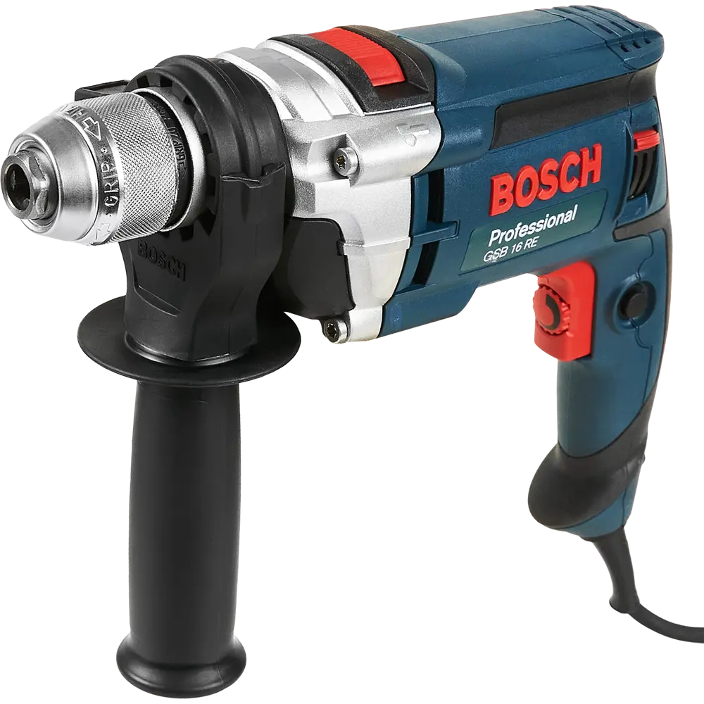 Дрель сетевая ударная Bosch GSB 16 RE 060114E500, 750 Вт BOSCH PROFESSIONAL STLM-2005489