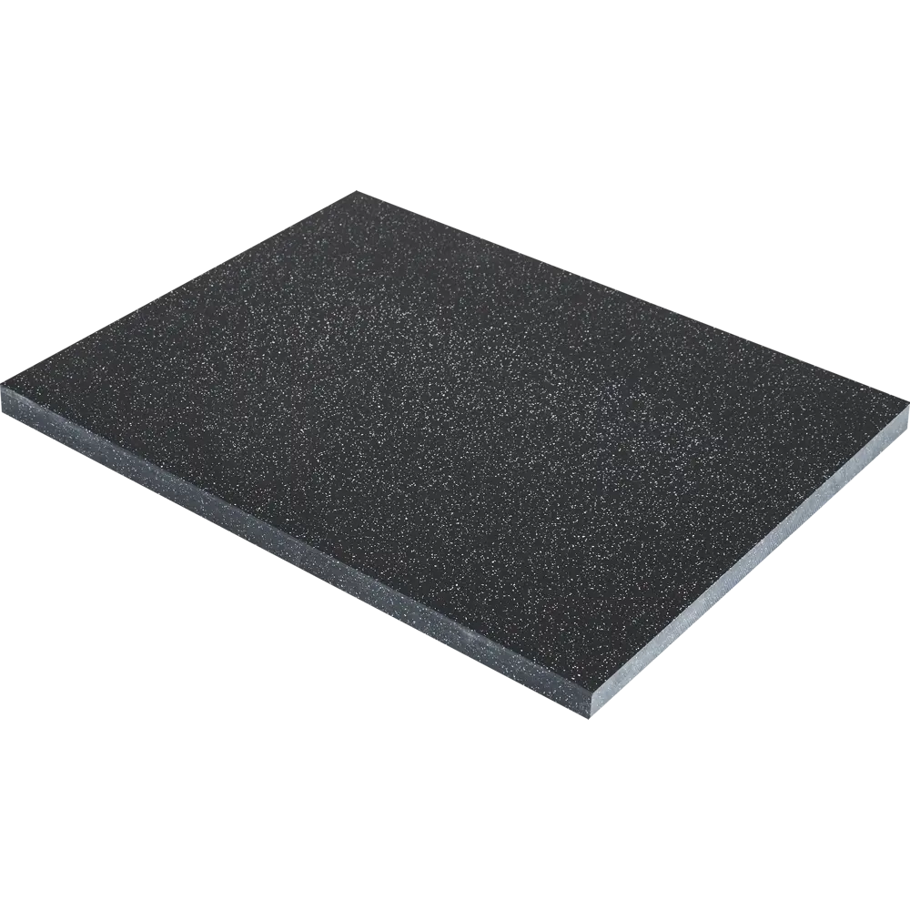 Столешница Найт 120x60x2 см искусственный камень цвет чёрный 84168267 STLM-2080350 Santreyd - Вид №5