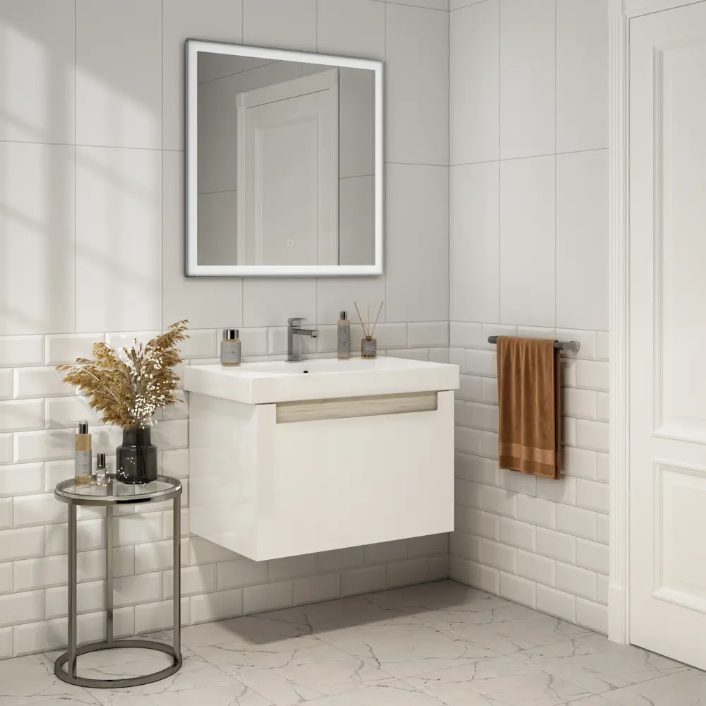 Плитка настенная Kerama Marazzi Карнавал в Венеции 9.9x20 см 0.792 м² цвет белый STLM-2122507 - Вид №5