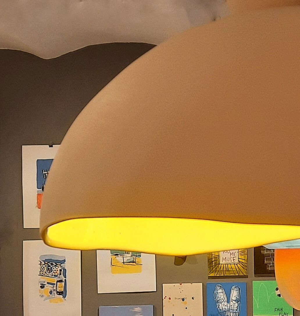 Керамический светодиодный подвесной светильник ручной работы ICI ET LÀ XL WHITE CALIZ ARCH-00044178 - Вид №1