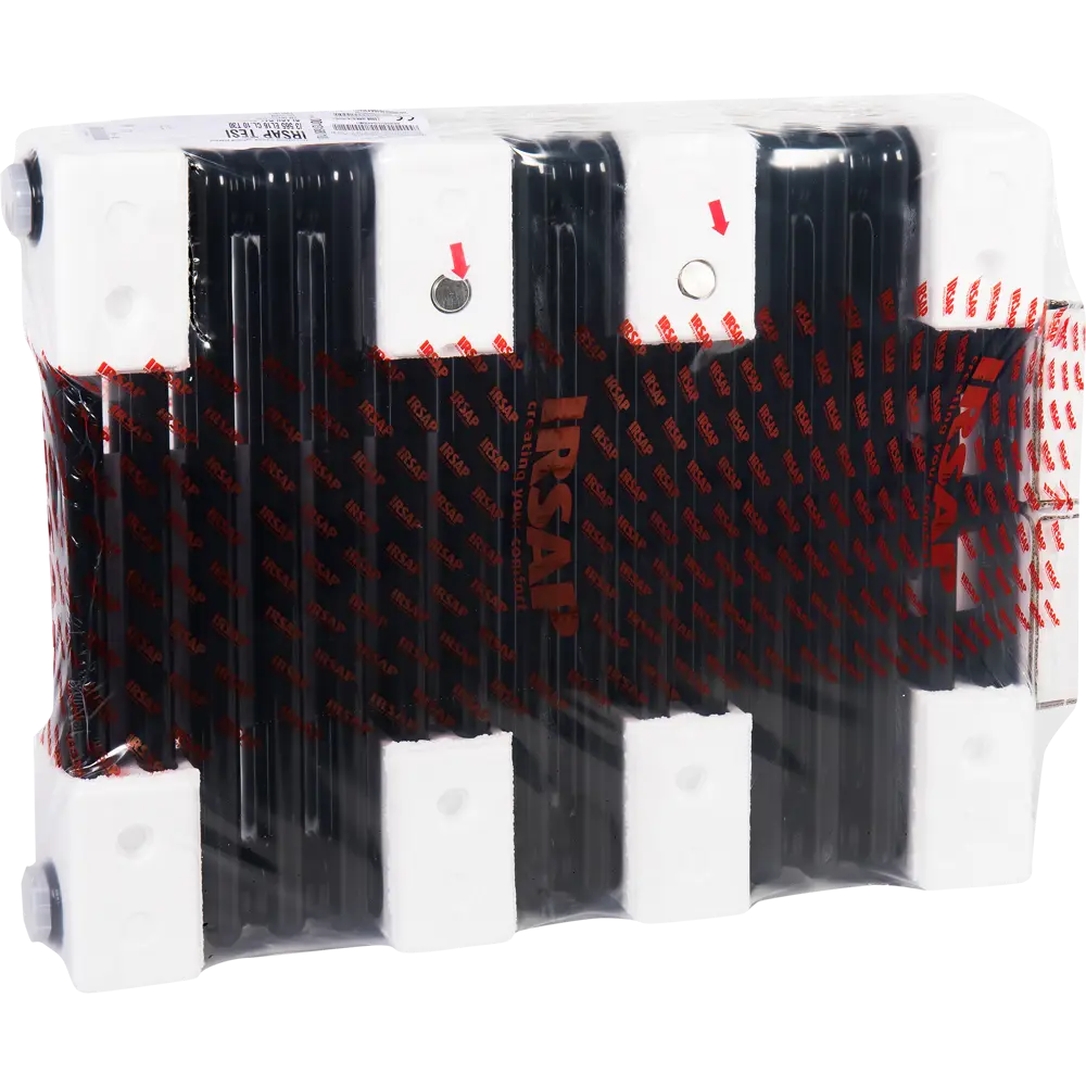 Радиатор трубчатый Irsap Tesi RT305651610A430 500/100 16 секций боковое подключение сталь черный STLM-2025921 - Вид №5