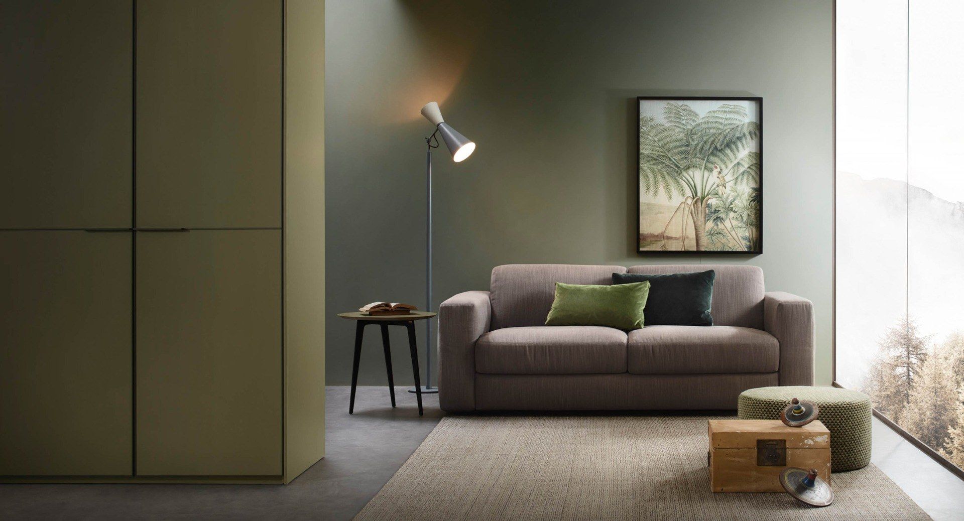 Ткань раскладной диван-кровать Lema YAKI ARCH-00142181 - Вид №2