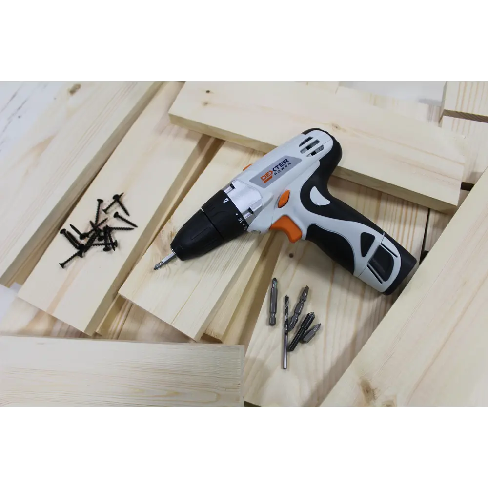 Дрель-шуруповерт аккумуляторная Dexter Power 5227.2A-1.5AH, 12 В Li-ion 1.5 Ач STLM-2056694 - Вид №7