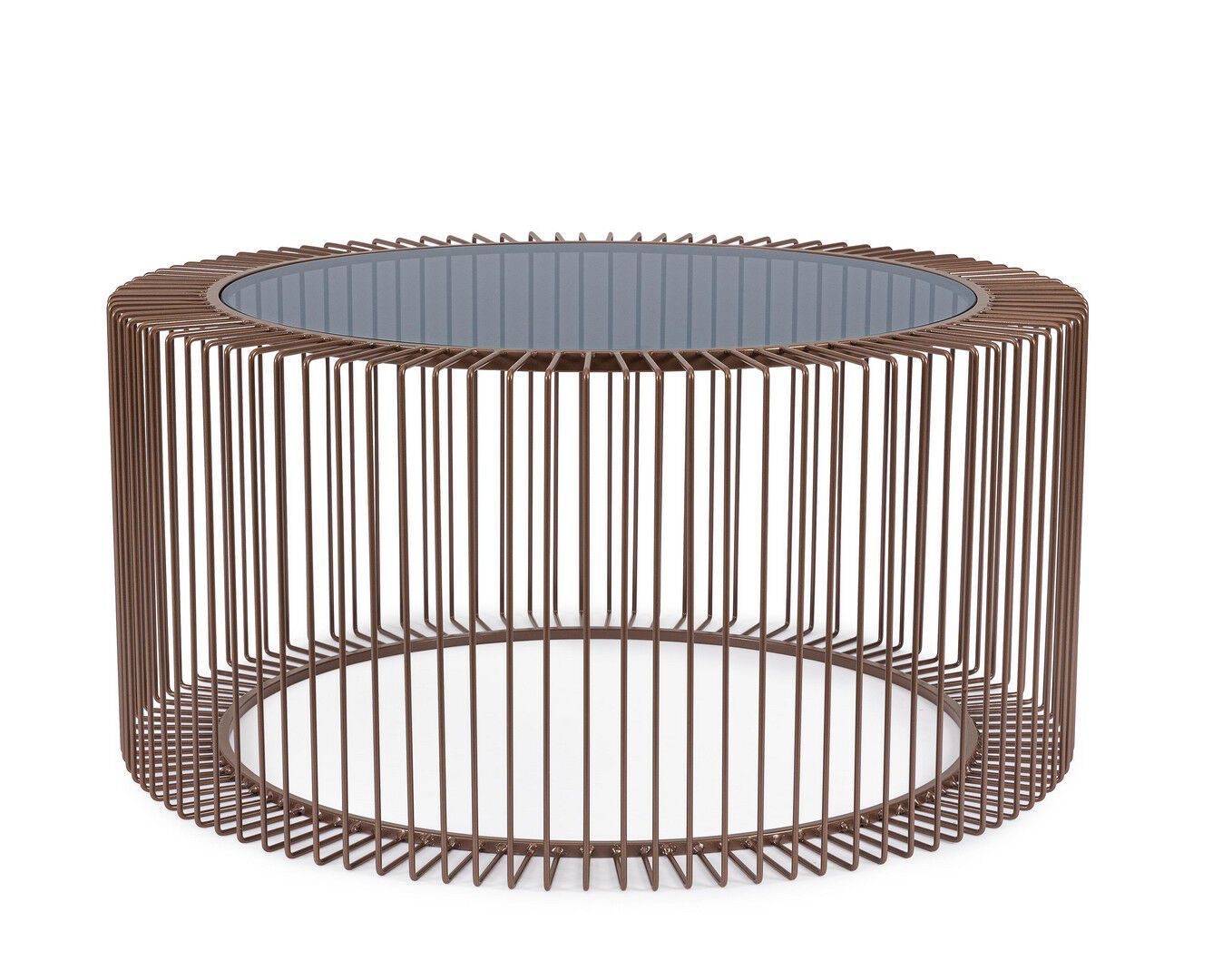 Круглый стальной журнальный столик с порошковым покрытием BIZZOTTO KIERAN ARCH-00145621 - Вид №2