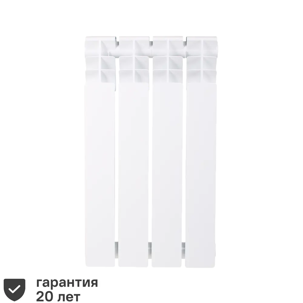 Биметаллический радиатор Equation 500/80 - 4 секции с боковым подключением 87477647 STLM-0073988