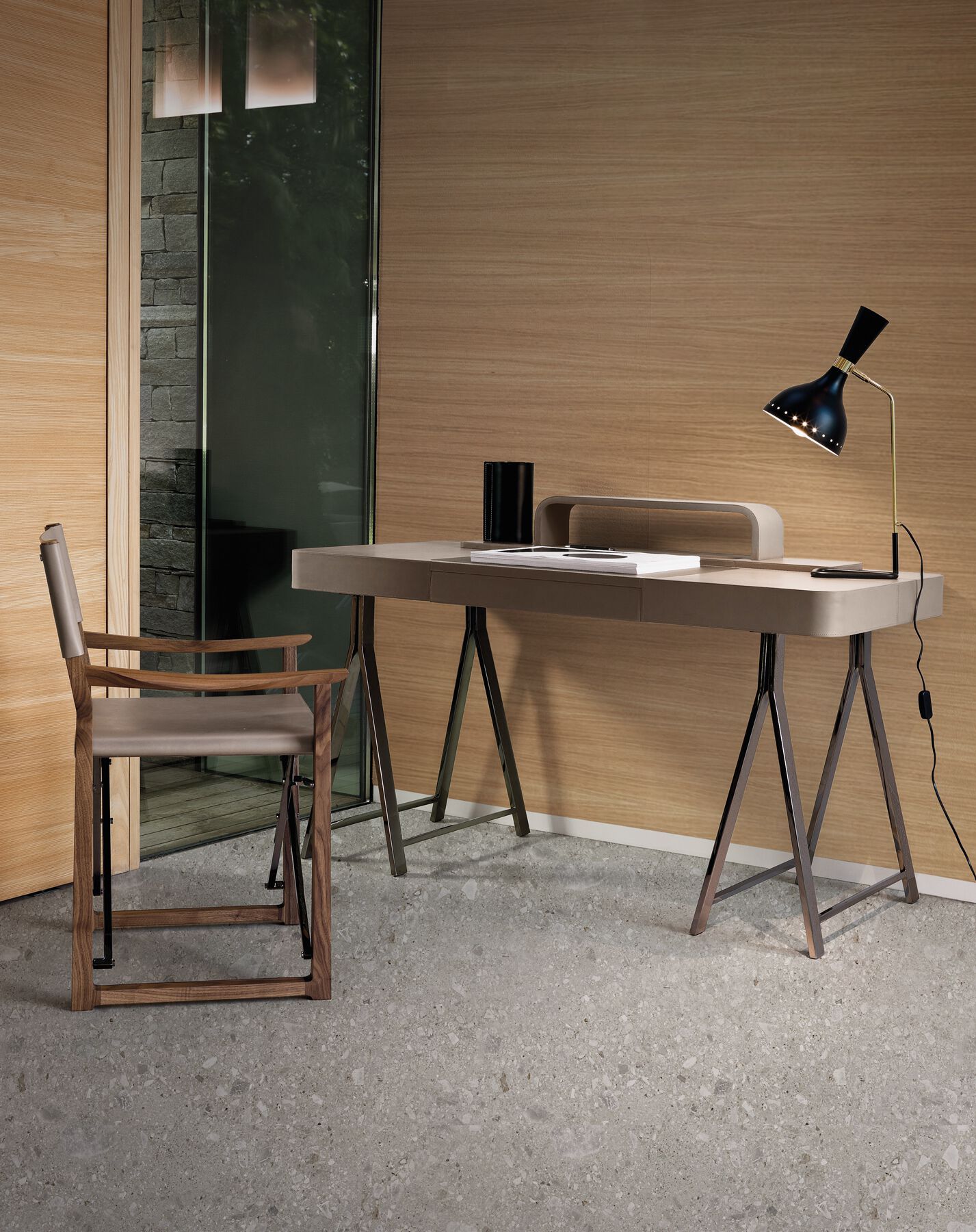 Кожаный складной стул директора i 4 Mariani CLAP ARCH-00024338 - Вид №6