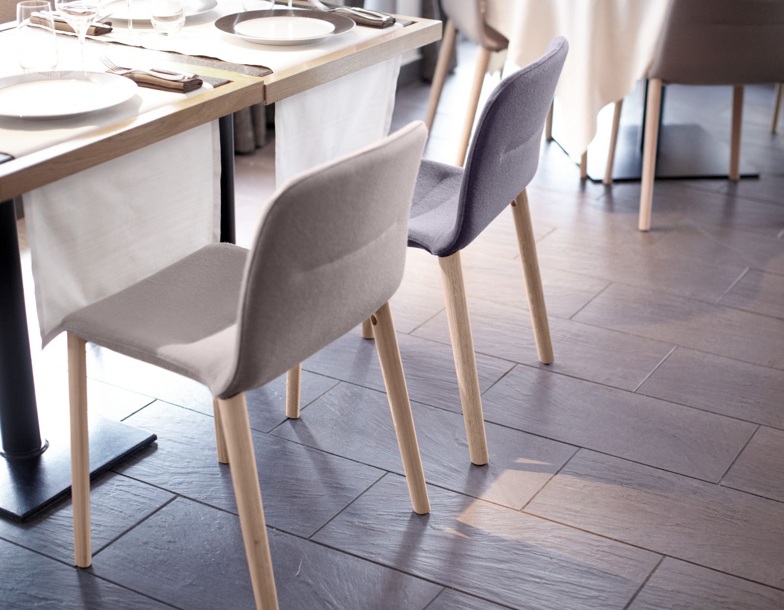 Съемный штабелируемый стул из ткани ALKI Jantzi ARCH-00082735 - Вид №6