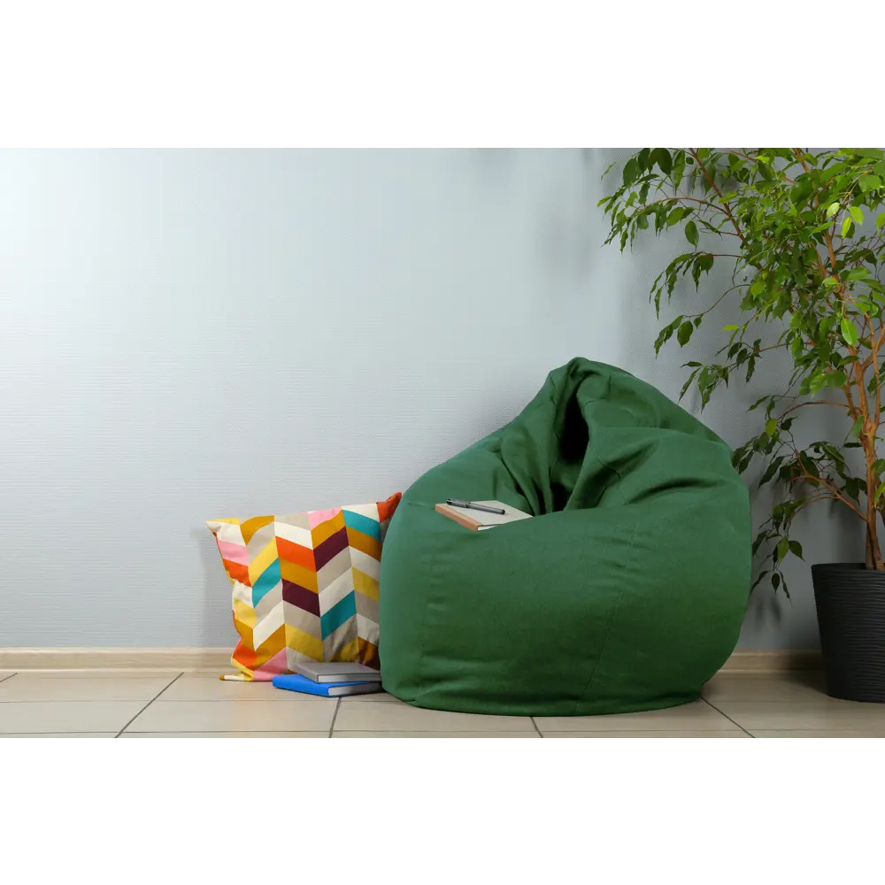 Кресло-груша полиэстер Seasons зеленый 70x120 см STLM-2015814 - Вид №3