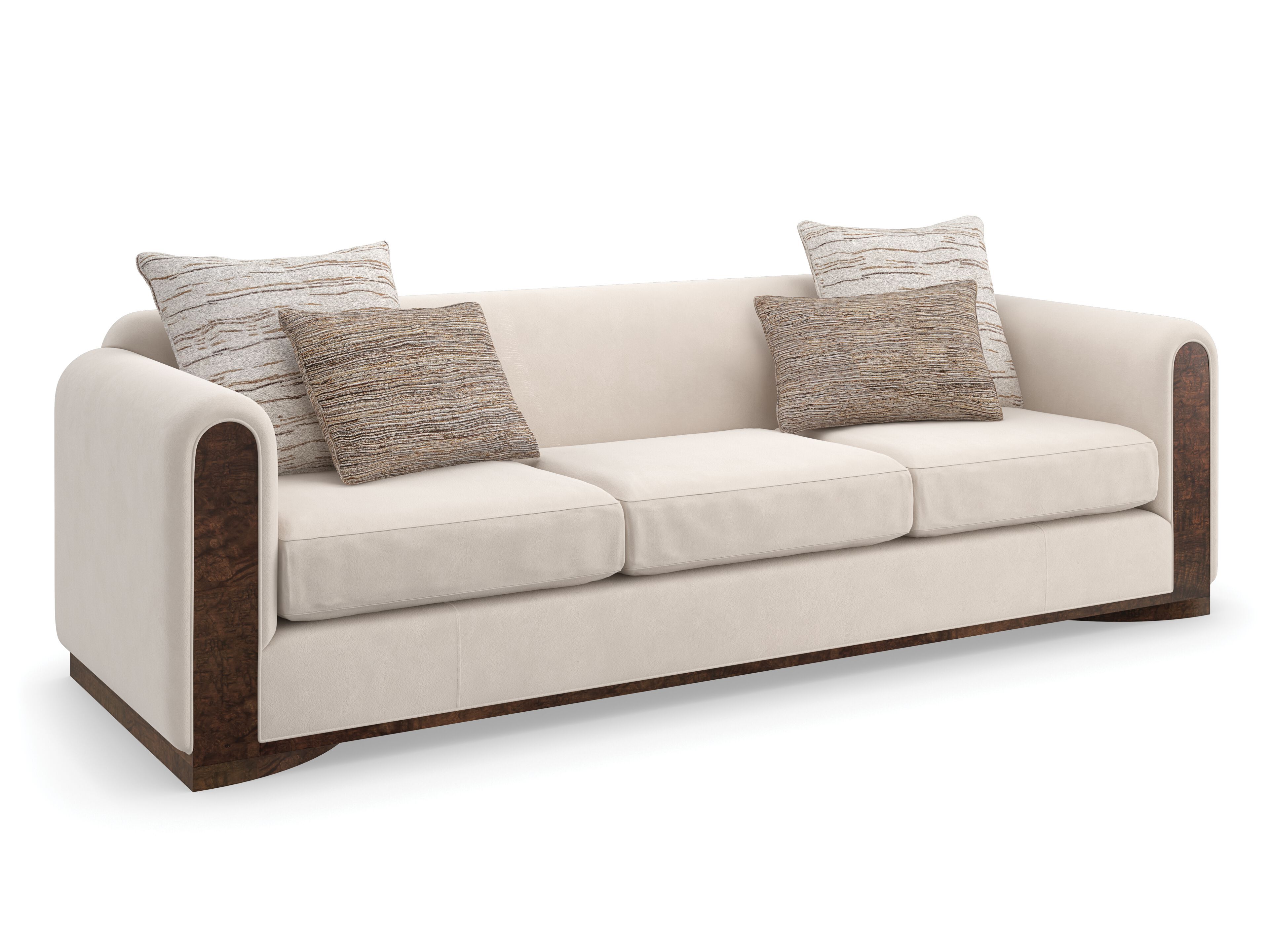 3-местный бархатный диван Caracole Dimitri ARCH-00058324