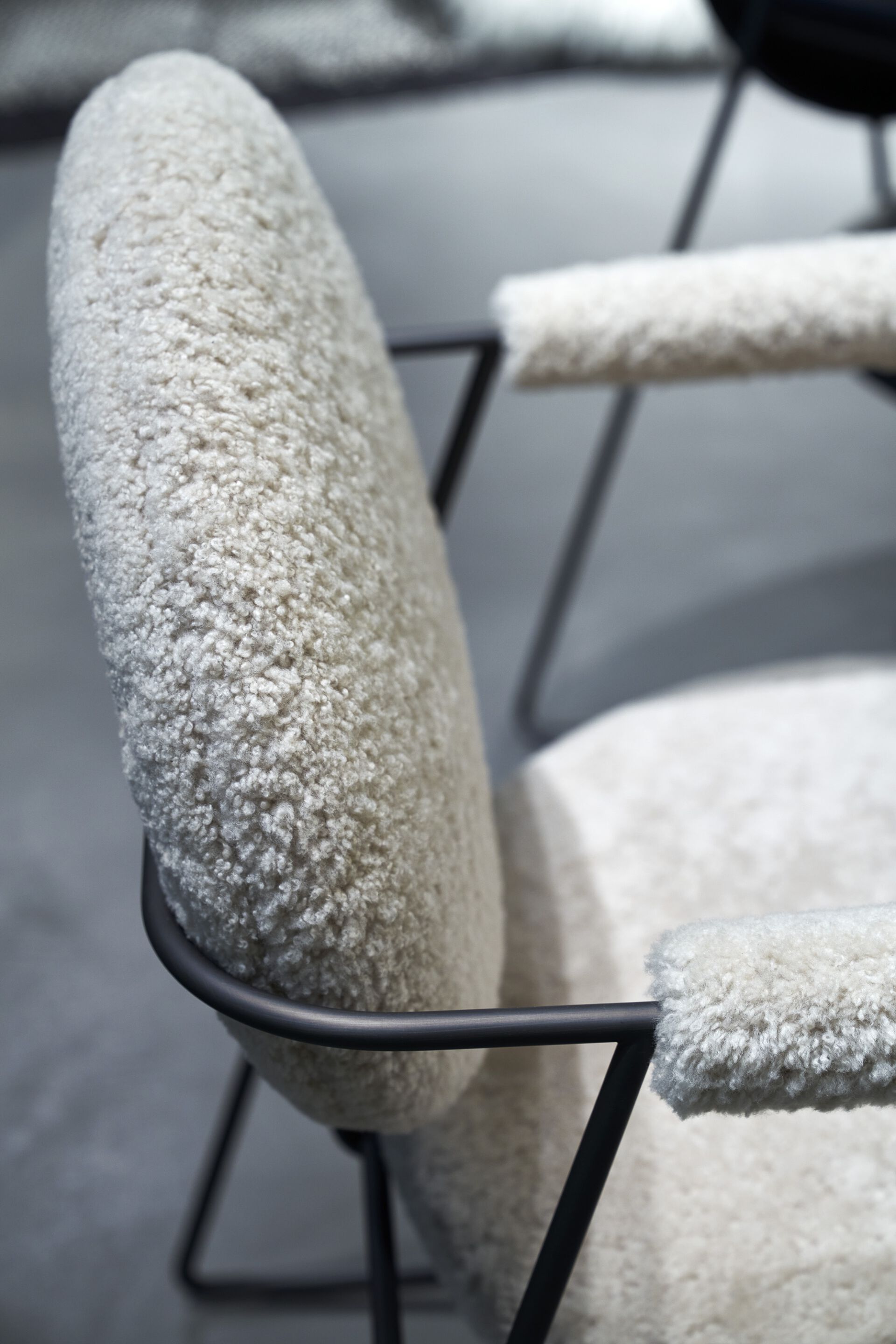 Кожаный мягкий стул с подлокотниками Baxter Gemma ARCH-00022542 - Вид №6