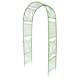 90395071 Арка Клевер с ооо З-01 садовая разборная комбинированная светло-зеленая STLM-1449679