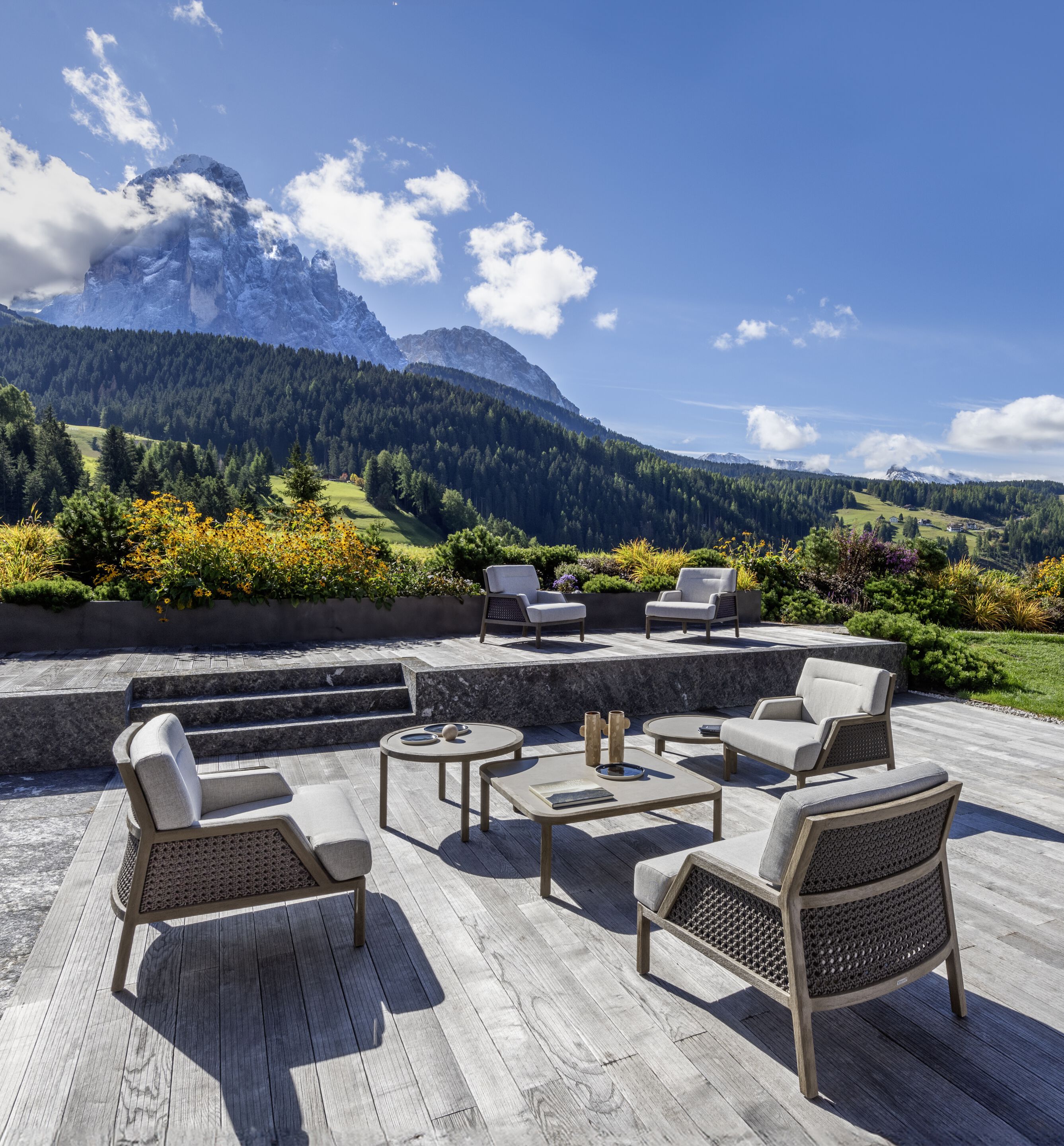 Прямоугольный керамический журнальный столик Ethimo Grand Life ARCH-00000951 - Вид №5