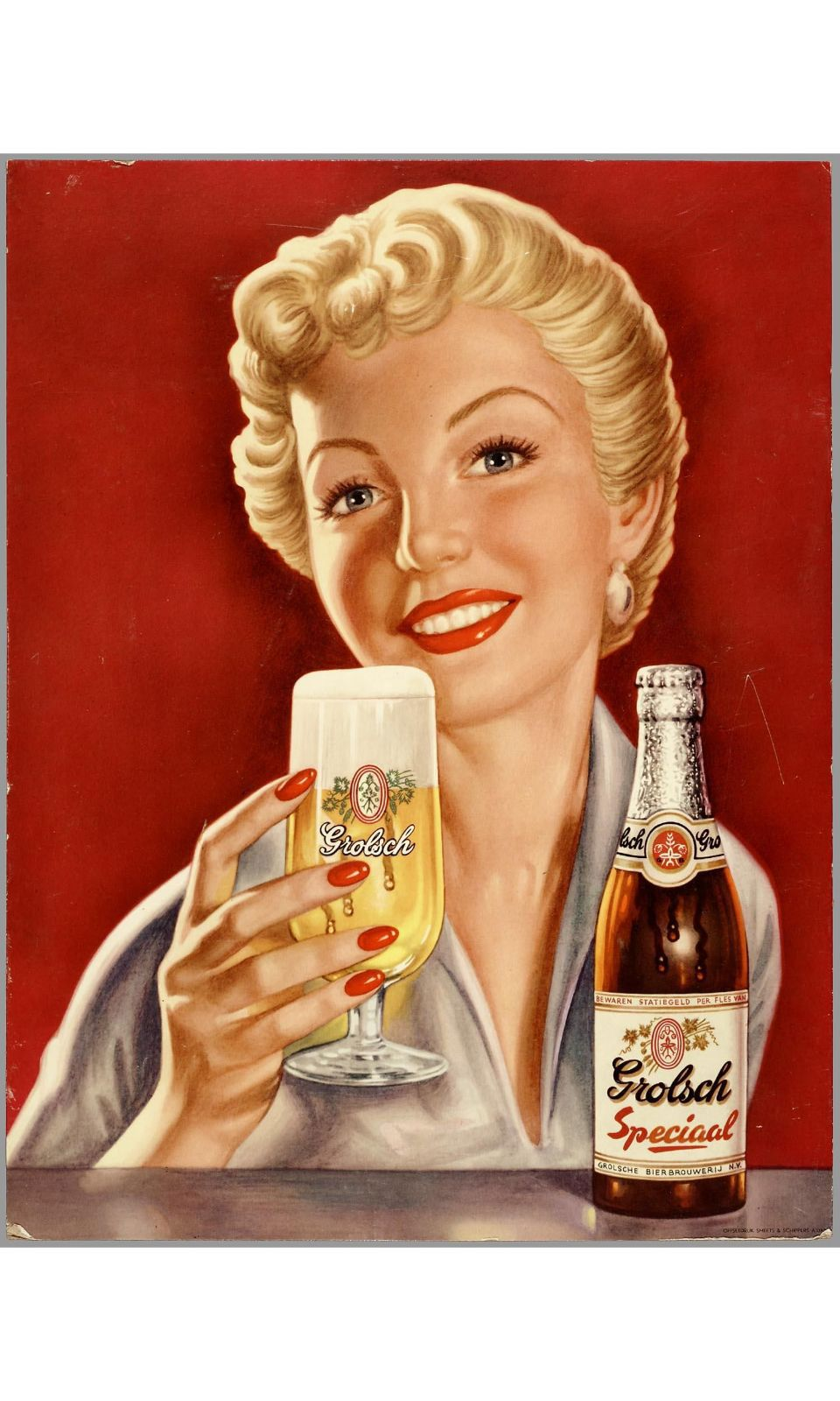 90269310 Постер Рекламный плакат - Пиво Crolsche Speciaal 60x90 см в раме STLM-0159075 ПРОСТОПОСТЕР