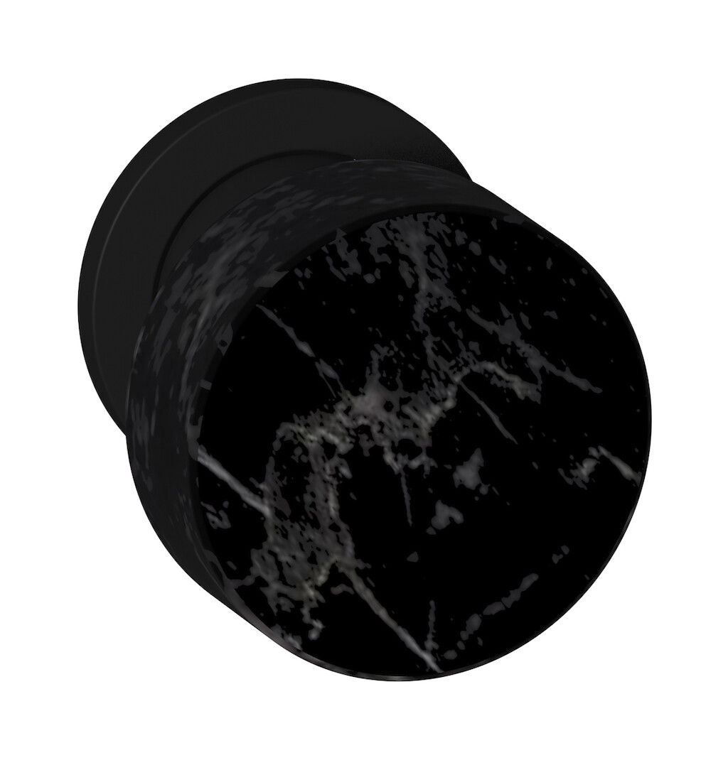 Внешние части встроенного смесителя на 1 потребителя WE ARE IB mr305np_2 Matt Black Marmo