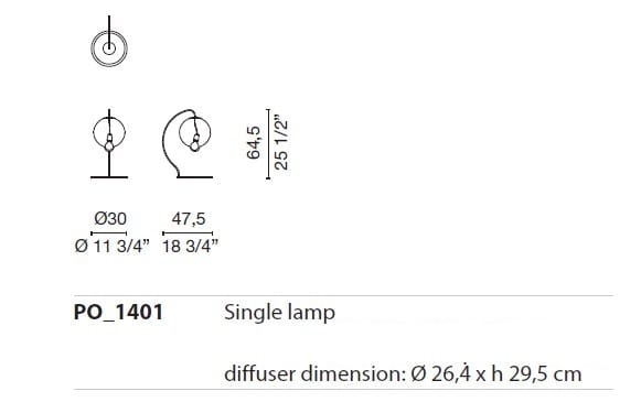 Настольная лампа из цветного стекла CAPPELLINI Meltdown ARCH-00028087 - Вид №3
