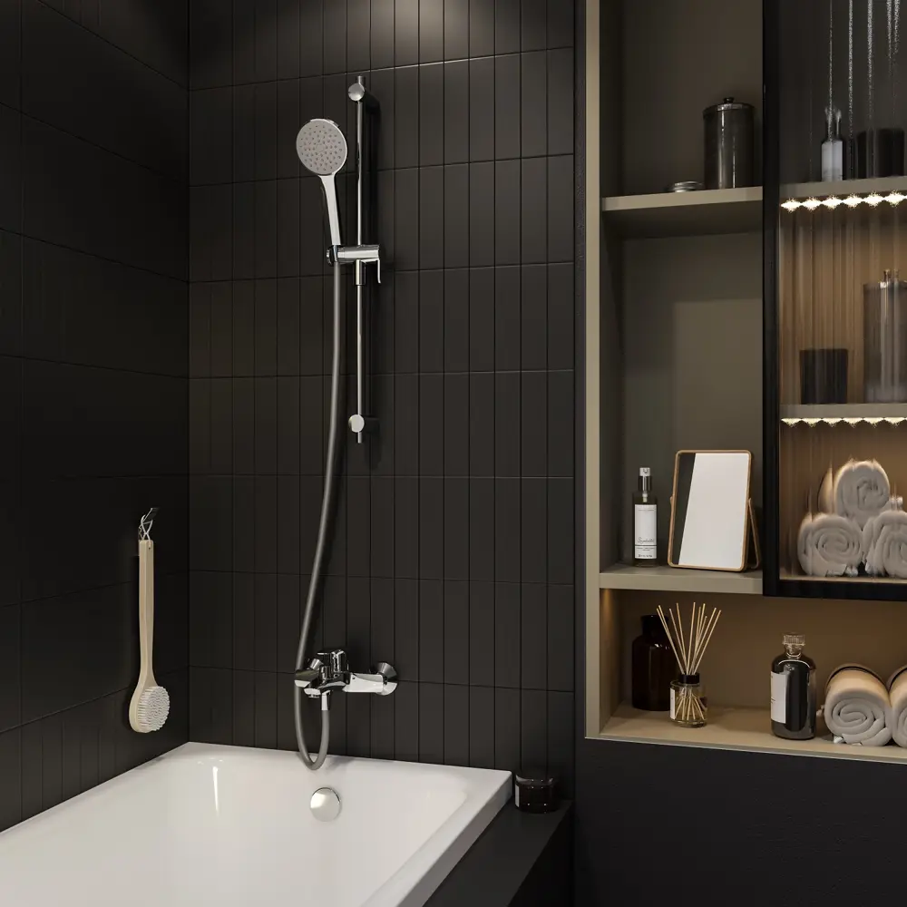 Душевая штанга Iddis Ray 70 см цвет хром STLM-2123256 - Вид №2