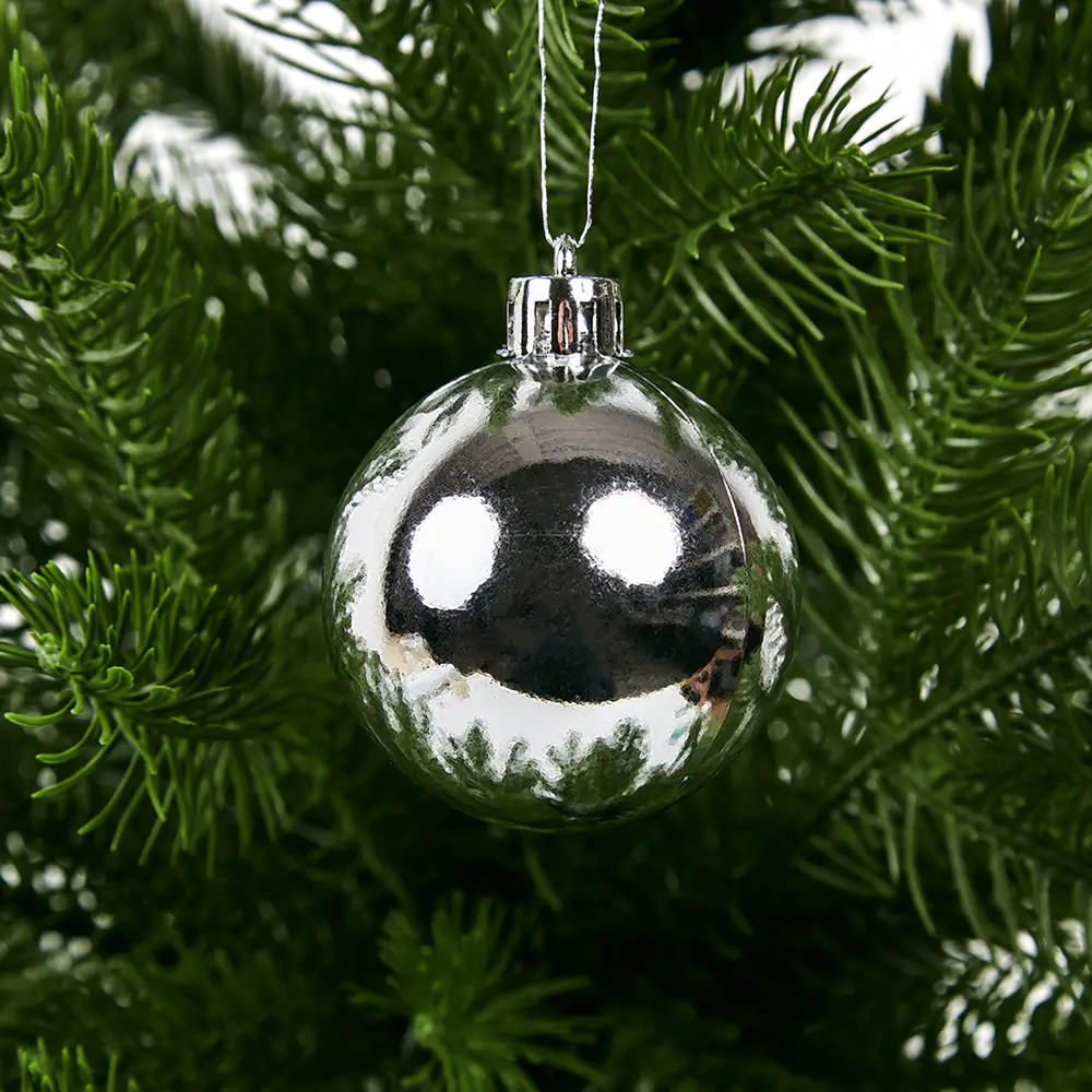 87036328 Набор новогодних шаров Christmas ø5-6 см полистирол цвет белый, зеленый, серебристый 25 шт. STLM-1365365 Santreyd  - Вид №19