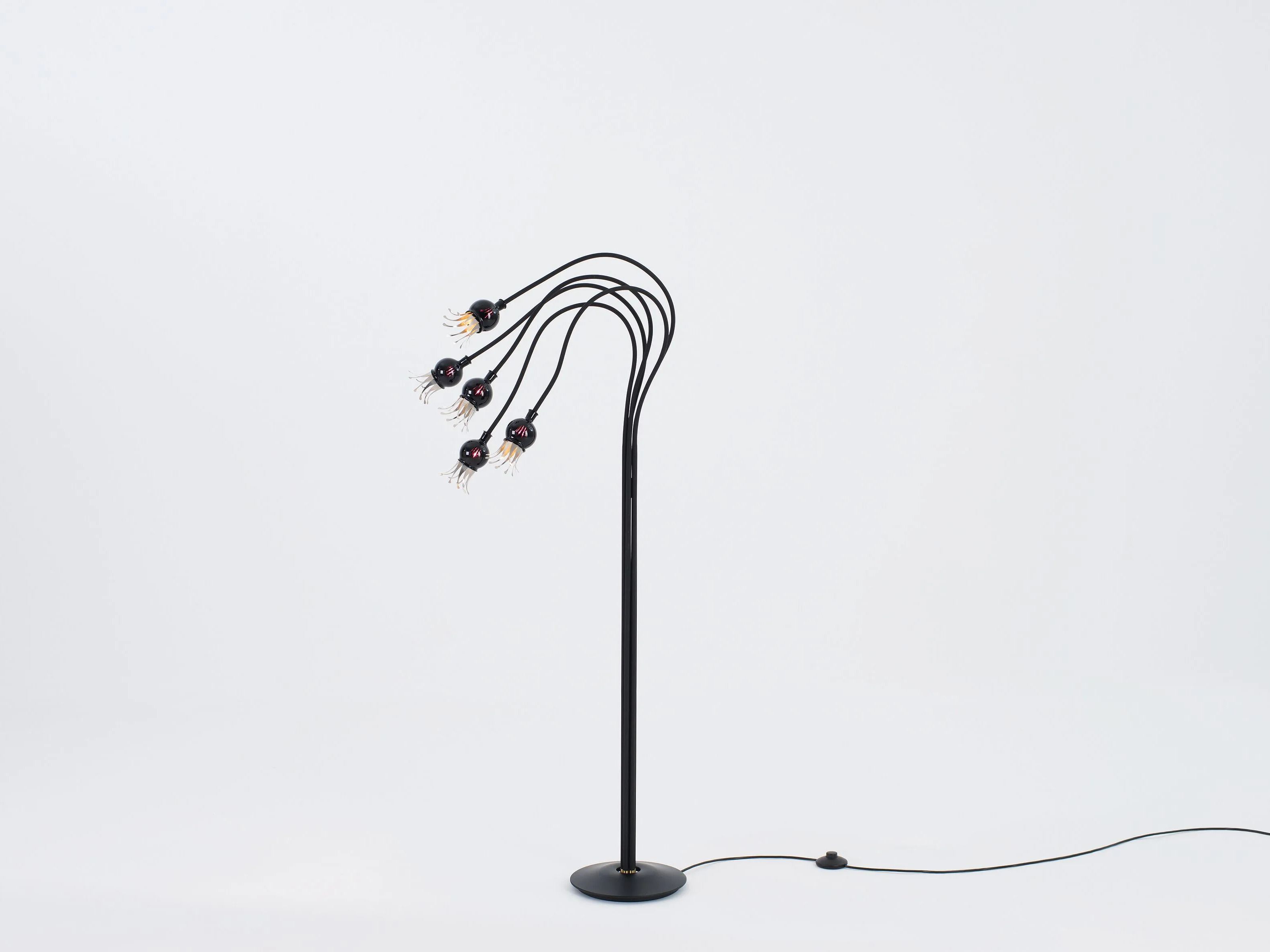 Алюминиевый и стеклянный светодиодный торшер с гибкой рукояткой serien.lighting POPPY ARCH-00021805 - Вид №12