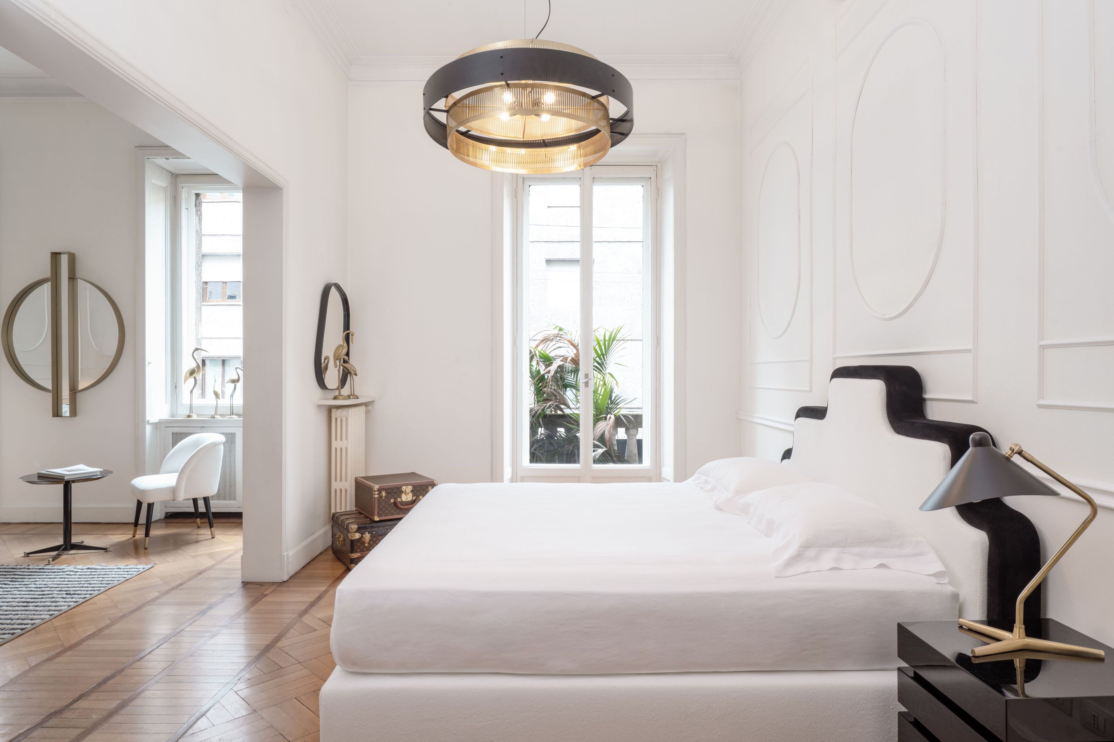 Двуспальная кровать с мягкой тканью DOM EDIZIONI GRIMAUD ARCH-00031275 - Вид №3