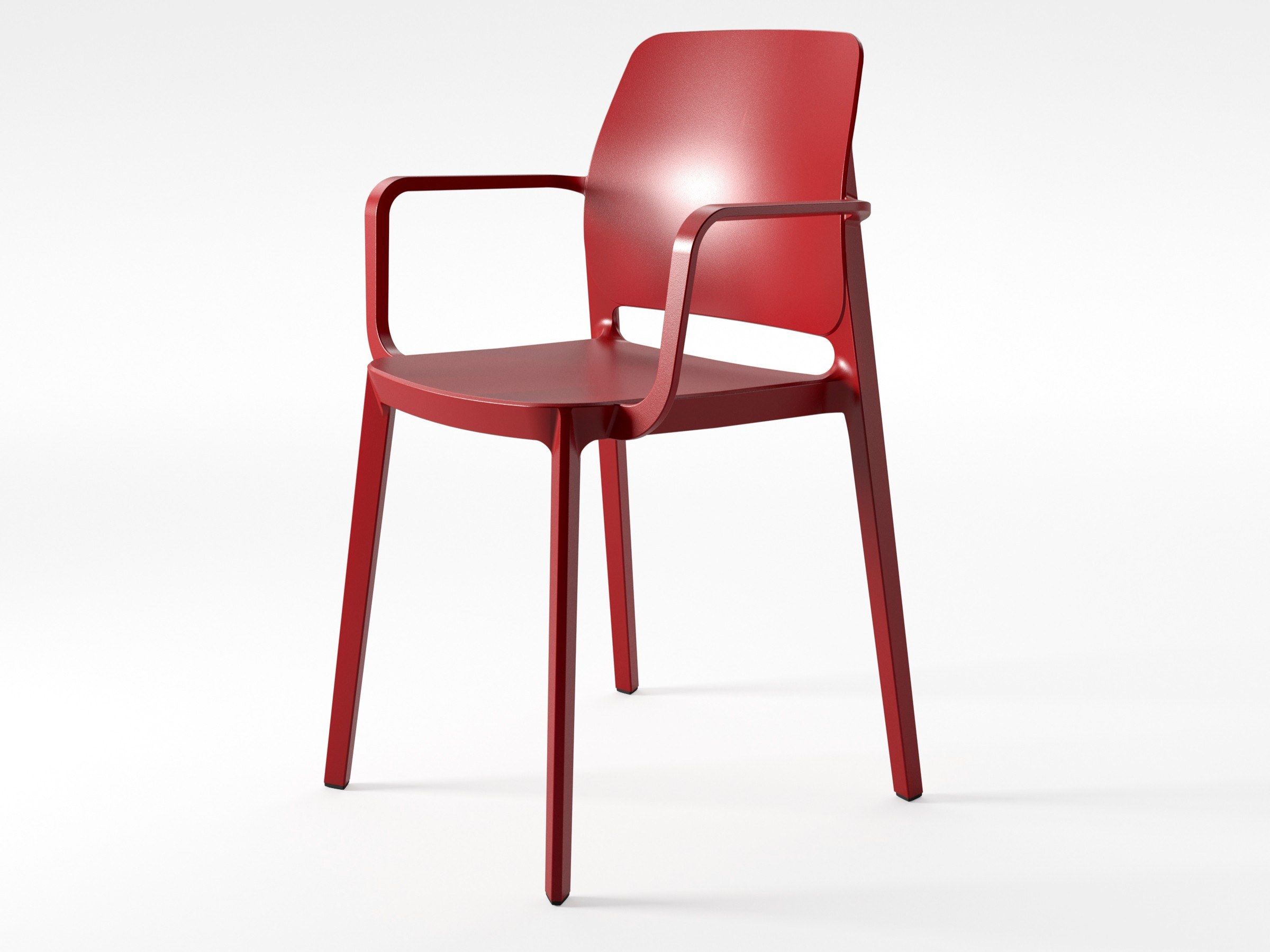 Штабелируемый стул из инженерного пластика с подлокотниками Pointhouse T!PA ARCH-00061848 - Вид №1