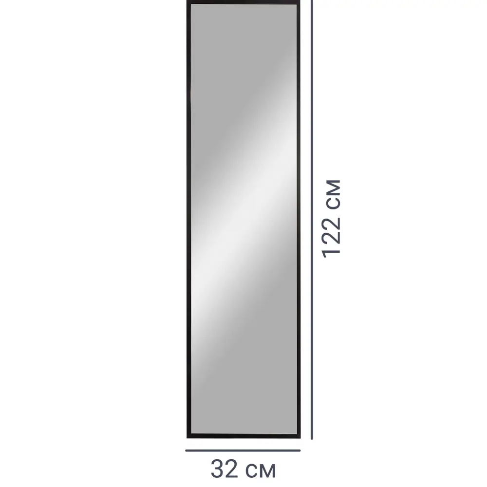 Зеркало декоративное Inspire Milo прямоугольное 30x120 см цвет чёрный STLM-2090954 - Вид №5