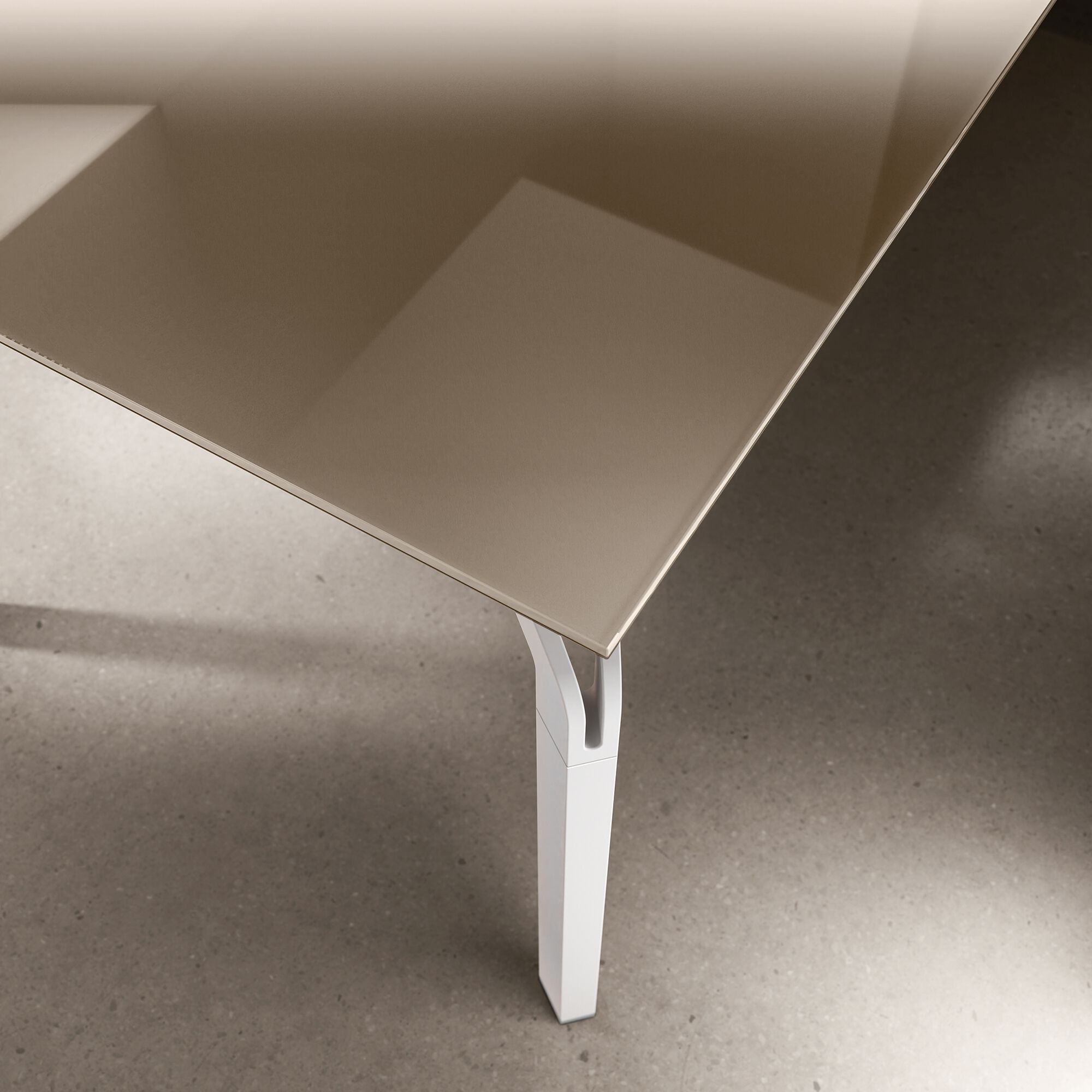 Стол / Стол для совещаний из лакированного стекла About Office йога ARCH-00041380 - Вид №6