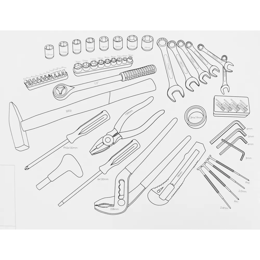 Набор инструмента, 141 предмет Santreyd STLM-2037371 - Вид №5