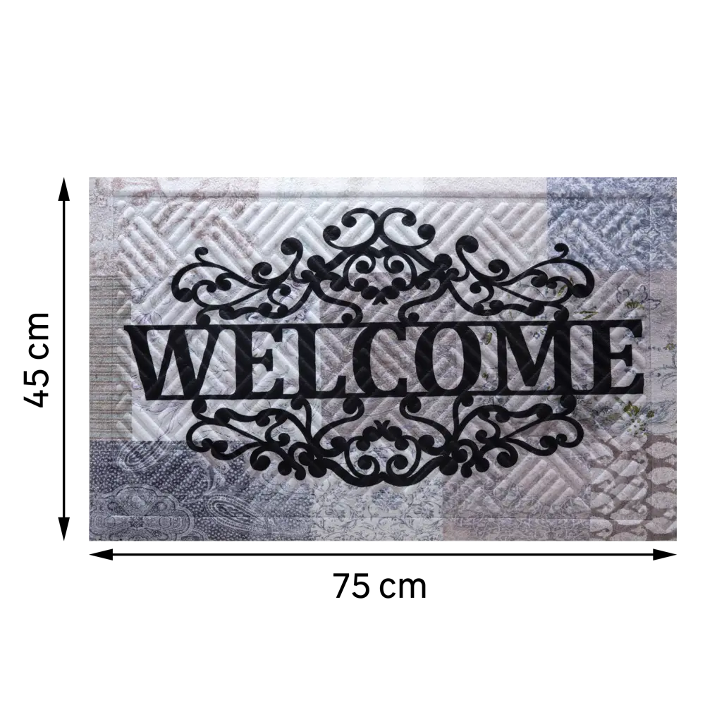 Коврик Inspire Embo Welcome 45x75 см резина STLM-2092921 - Вид №3