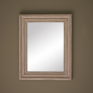 9077.ATN Зеркало интерьерное Bonny beige деревянная рама Deknudt Sales Mimic