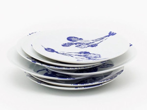 Фарфоровая десертная тарелка