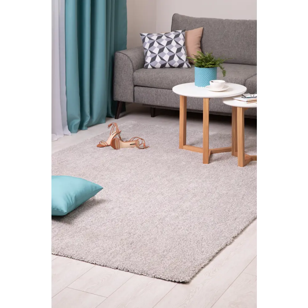 Ковер полиэстер Amigo Лавсан 120x180 см цвет серый STLM-2136708 - Вид №5