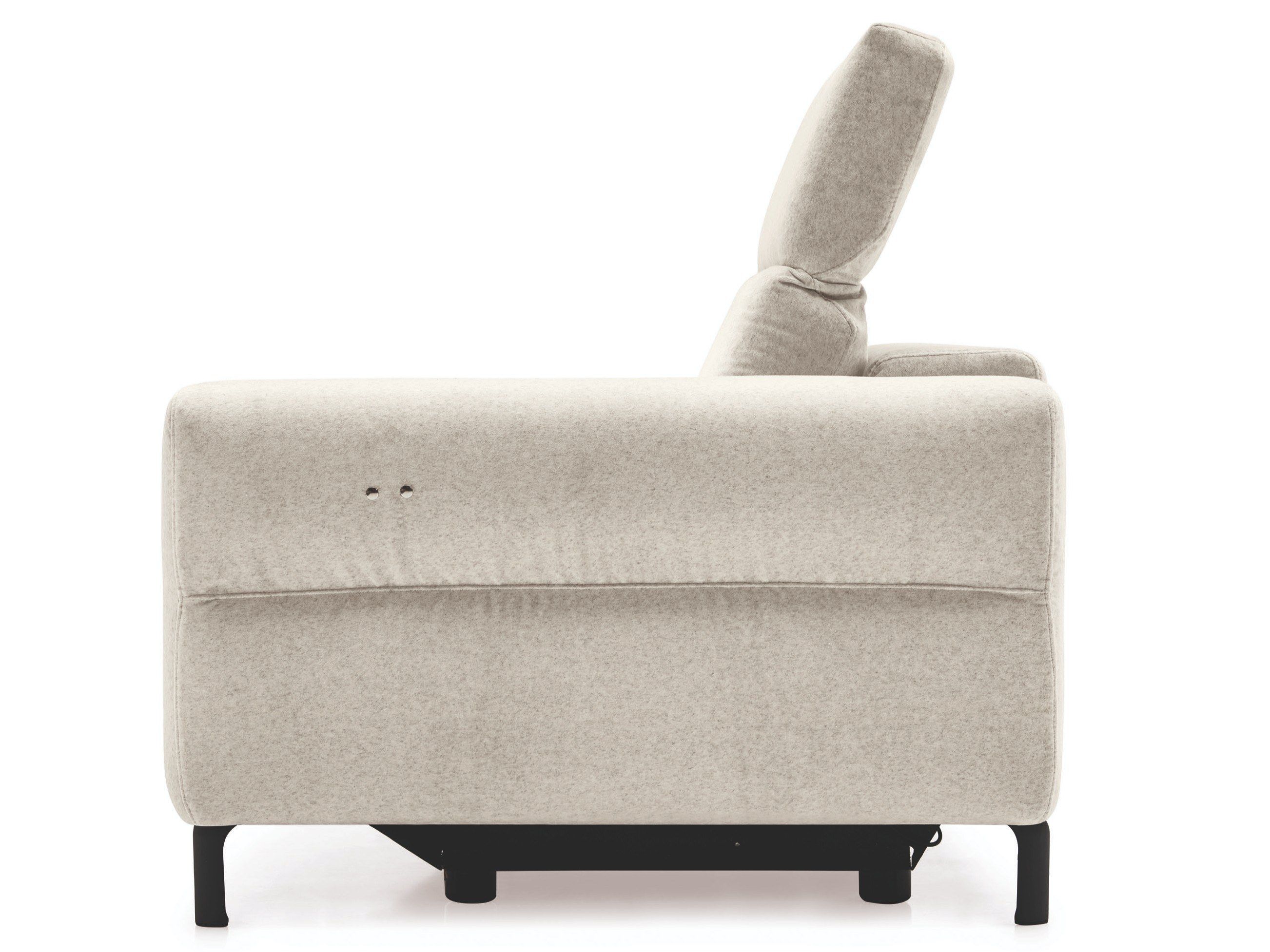 Диван с откидывающейся спинкой из ткани с полуостровом Calligaris NORMA ARCH-00084716 - Вид №4