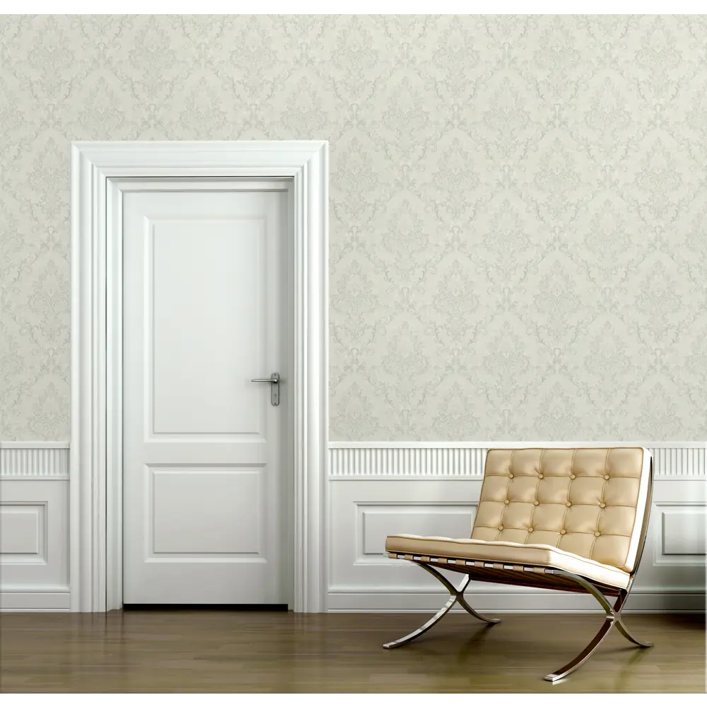 Обои флизелиновые Wallfashion Virtuoso белые 1.06 м GDVR3001 STLM-2134901 - Вид №2