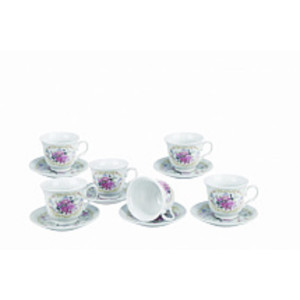 Набор посуды Чайный 12 предметов керамика POMI D'ORO