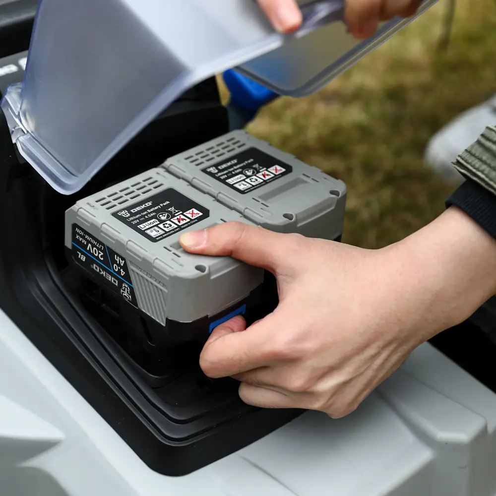 Газонокосилка аккумуляторная Deko DKLM40V PRO 20 В 40 см 2x4 Ач АКБ и ЗУ входит в комплект STLM-2016536 - Вид №6