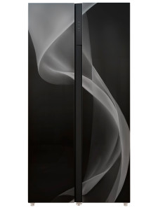 9172549 Холодильник Side by Side   LEX LSB530BLID wind черный