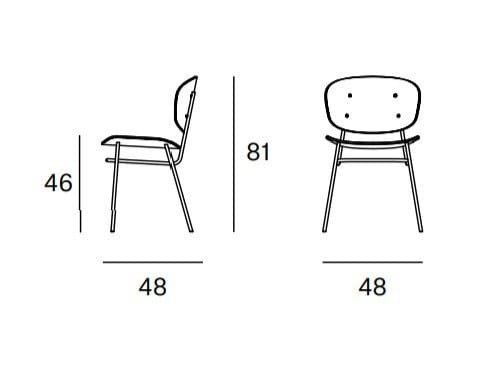 Стул из ясеня Blasco&Vila Fosca ARCH-00058477 - Вид №14