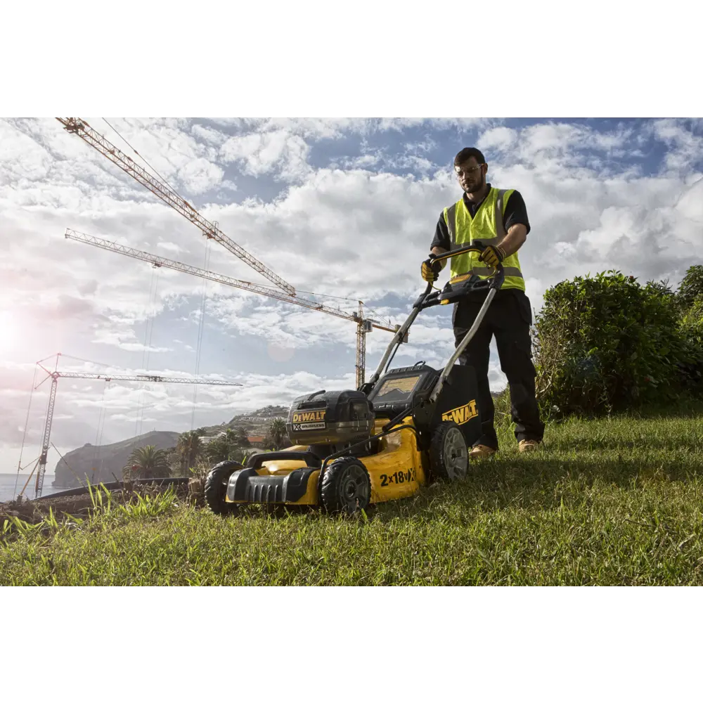 Газонокосилка аккумуляторная Dewalt 18 В 48 см 2x5 Ач АКБ и ЗУ входит в комплект STLM-2060723 - Вид №8