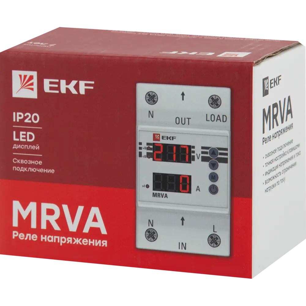 Реле напряжения и тока EKF MRVA 32A STLM-2046366 - Вид №3