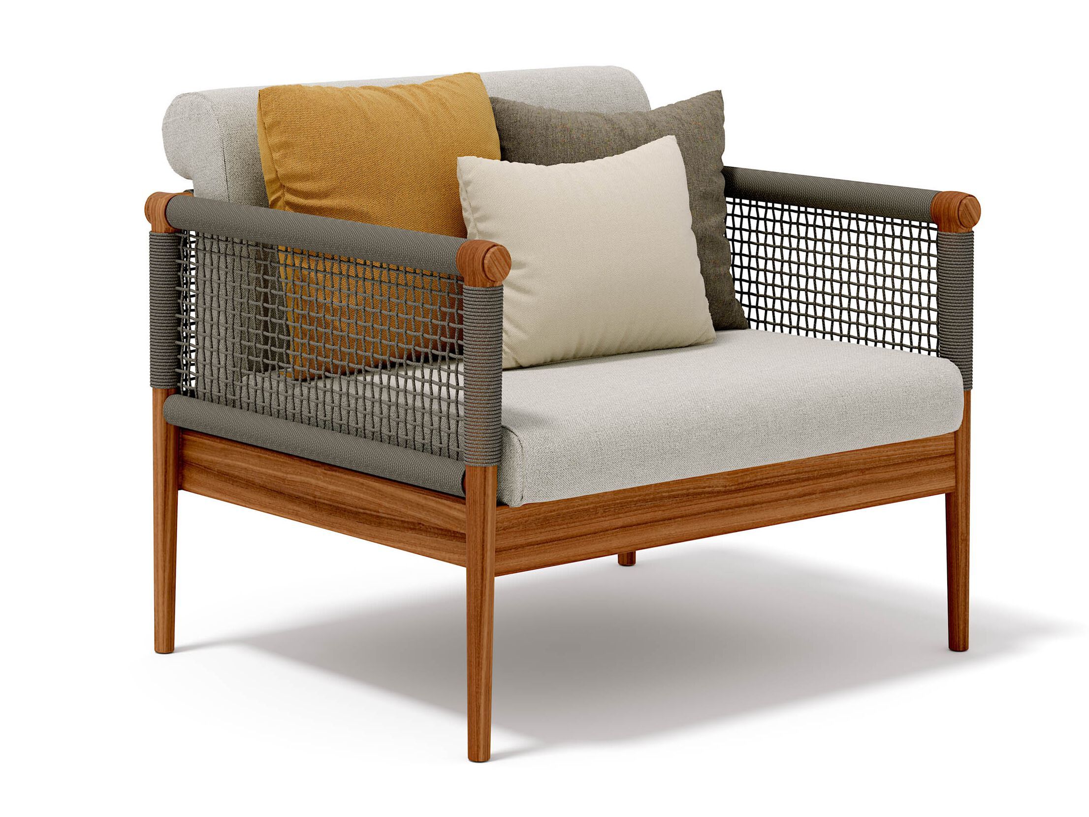 Садовое кресло с веревкой и тканевым подлокотником Atmosphera Lodge .25 ARCH-00012122 - Вид №10