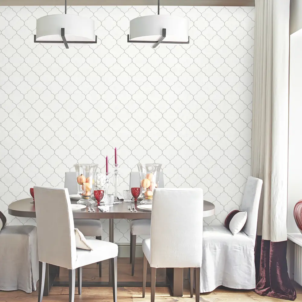 Обои флизелиновые Inspire Bastien бежевые 1.06 м Cream 5 STLM-2109889 - Вид №3