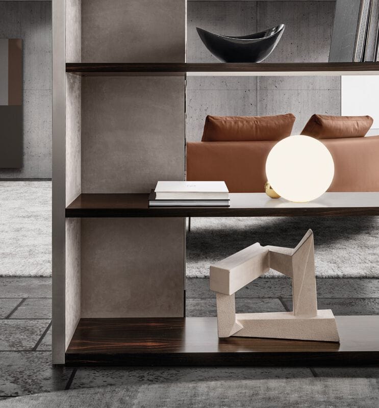 Деревянный самонесущий двухсторонний книжный шкаф i 4 Mariani ARCH-00092414 - Вид №8