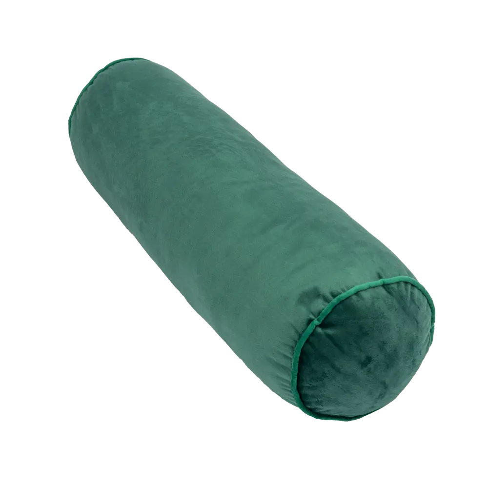 Декоративная подушка Валик 60x20 см цвет зеленый 89411851 STLM-2205612 Santreyd 