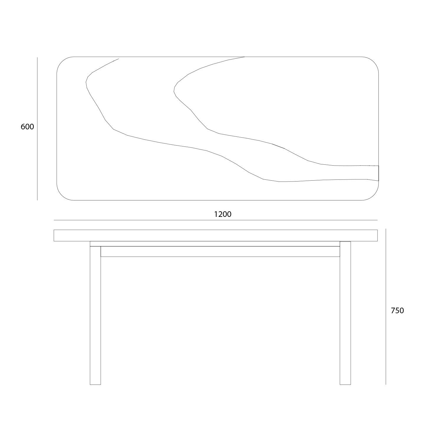 Бетонный стол URBI et ORBI Medius Terra ARCH-00149771 - Вид №2