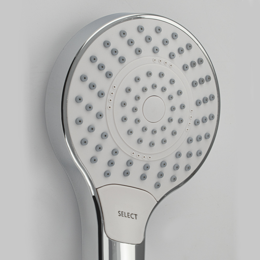 GFmark - Лейка душевая, массажная, с кнопочным переключением, 3 режима, код: 6018  - Вид №3